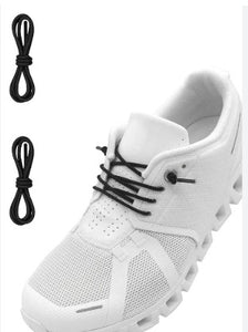 Elastic shoelaces black