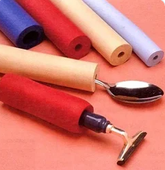 Cylindrical foam